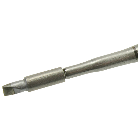 JBC Soudering Tip Series C210, forme de ciseau, C210008 / 1,3 x 0,6 mm, droit-Lire la description