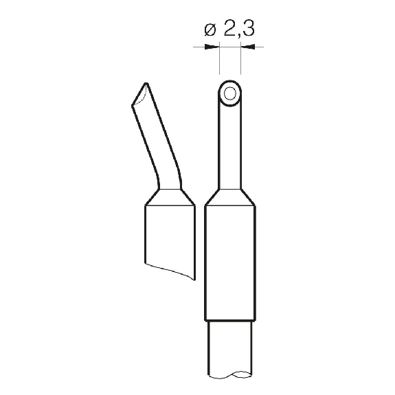 Lötspitze Serie C245 Sondertypen, C245764/ Ø0,5 mm, Fine Pitch-Beschreibung lesen