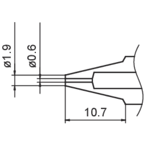 Entlötdüse Serie N3, Ø 1,0 mm-Beschreibung lesen