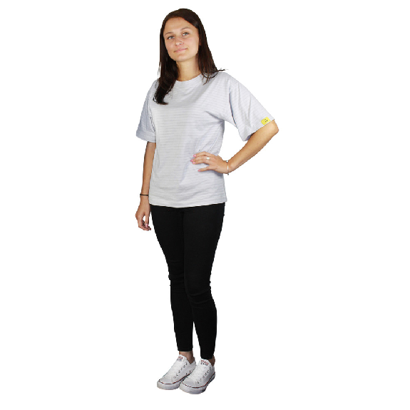ESD-T-Shirt, S, blau-Beschreibung lesen