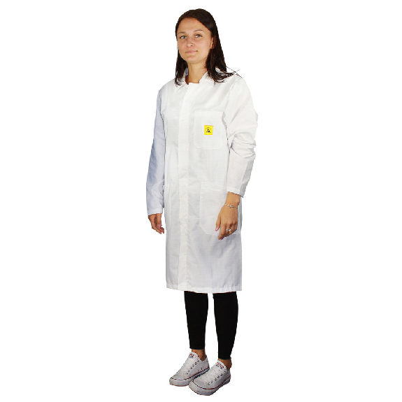 ESD-Arbeitsmantel AM-156, ESD, 2XL, weiß-Beschreibung lesen