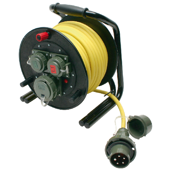 Leitungsroller THW 230 V/400 V, 16 A, L1/L2 Leitungsroller THW 230 V/400 V, 16 A, L1/L2-Beschreibung lesen