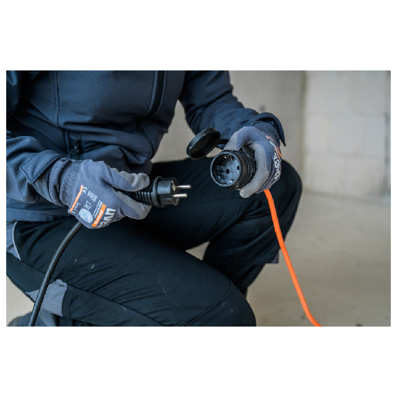 Bremaxx Outdoor-Verlängerungskabel, IP44, AT-N05V3V3-F 3G1,5, 10 m-Beschreibung lesen