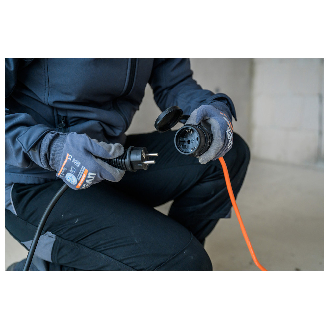 Bremaxx Outdoor-Verlängerungskabel, IP44, AT-N05V3V3-F 3G1,5, 10 m-Beschreibung lesen