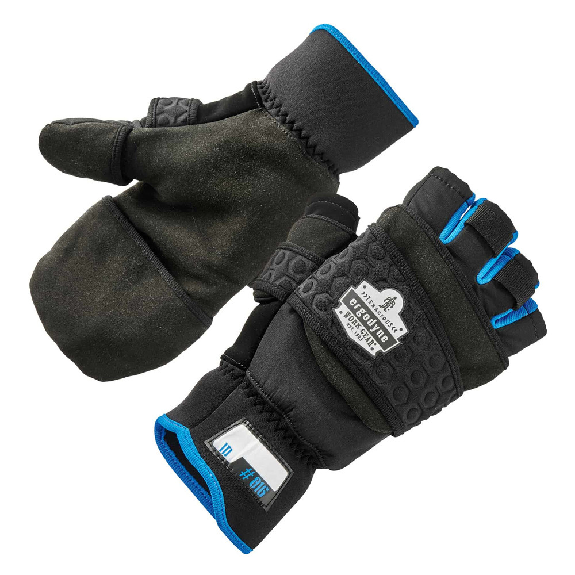 Thermo-Handschuh Pro 816, 2in1 Fäustling & Halbfinger, Größe M (8)-Beschreibung lesen