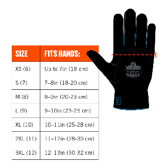 Thermohandschuh Pro 817 WP, isoliert, wasserht, Größe XL (10)-Beschreibung lesen