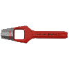 locheisen nach DIN 7200 A, rot lackiert, Durchmesser 17 mm