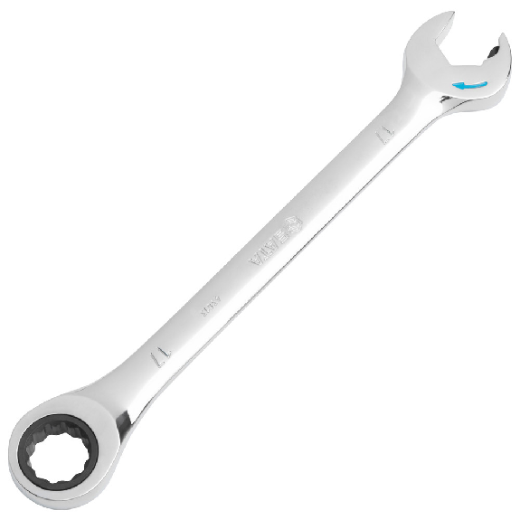 Doppelratschen-Ringmaulschlüssel, 8 mm, 140 mm-Beschreibung lesen