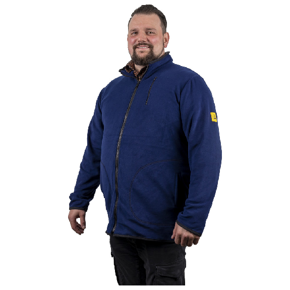 ESD-Flejacke, 5XL, blau-Beschreibung lesen