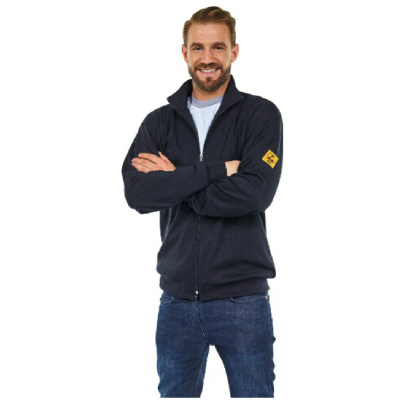 ESD-Sweatjacke, Größe L, schwarz-Beschreibung lesen