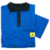 ESD-Polo-Shirt light, mit schwarzem Kragen, Größe XL, schwarz
