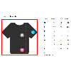 ESD-Polo-Shirt light, mit schwarzem Kragen, Größe XL, schwarz