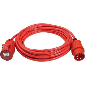 Alargador eléctrico Bremaxx IP44 AT-N07V3V3-F 5G15 enchufe CEE 400V/16A 5 polos 10-Leer más