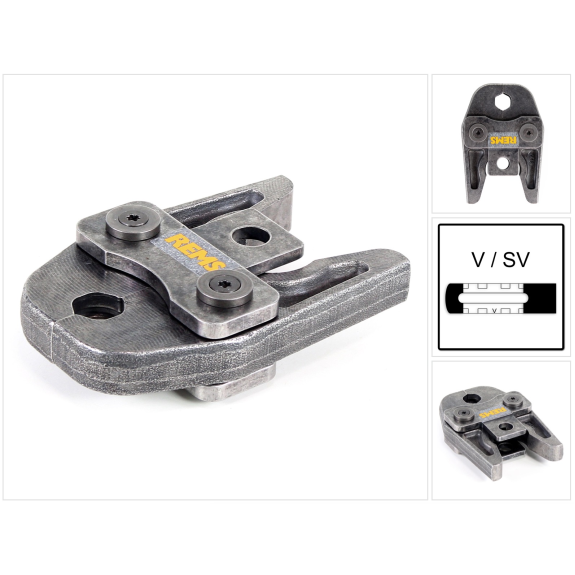 REMS Pressbacke Presszange Standard V18 ( 570125 ) für ROMAX 4000 / Akku Press ACC etc-Beschreibung lesen