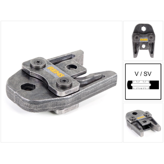 REMS Pressbacke Presszange Standard V18 ( 570125 ) für ROMAX 4000 / Akku Press ACC etc-Beschreibung lesen
