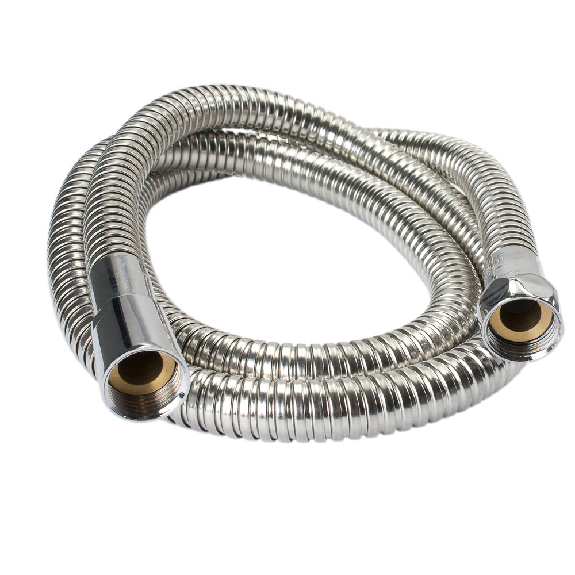 Metall-Brauseschlauch, Ø 12 mm, Anschluss 1/2" x 1/2", Länge 1,5 m-Beschreibung lesen