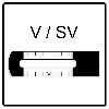 REMS Pressbacke Presszange Standard V15 ( 570115 ) für ROMAX 4000 / Akku Press ACC etc