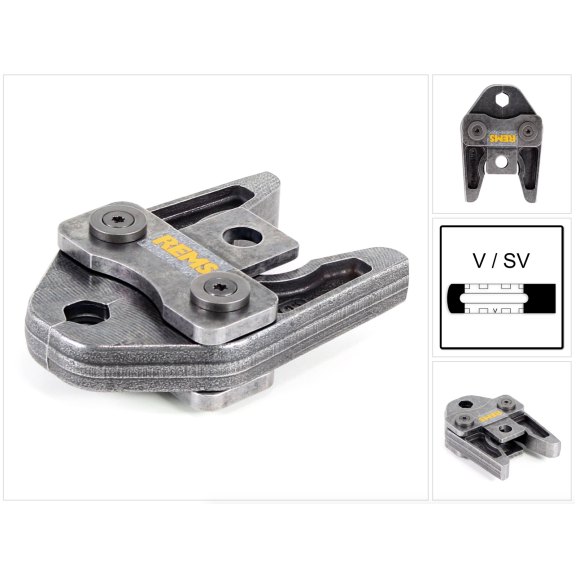REMS Pressbacke Presszange Standard V15 ( 570115 ) für ROMAX 4000 / Akku Press ACC etc-Beschreibung lesen