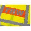 Signalweste, ohne Aufdruck, gelb/blau