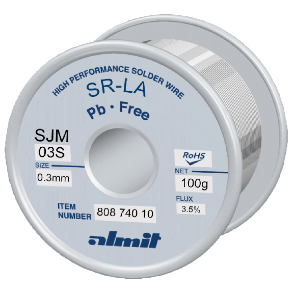 Lötdraht, SR-LA SJM-03-S, 0,8 mm, 500 g-Beschreibung lesen