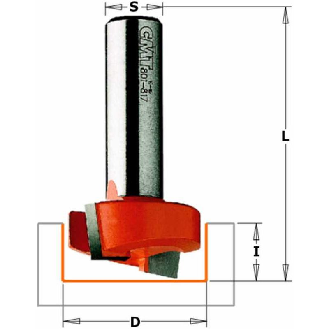 Fresa para ranurar HM S:12 D:31.7x12-Leer más