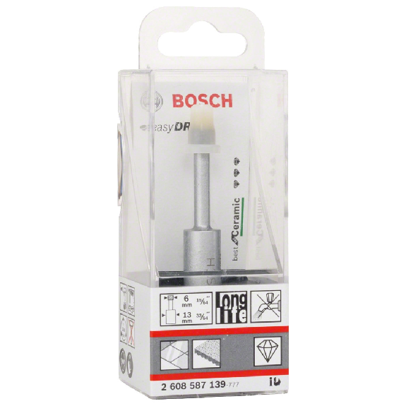 Diamanttrockenbohrer Easy Dry Best for Ceramic, Ø 14,0 mm-Beschreibung lesen