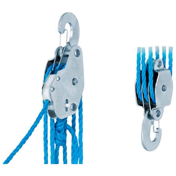 Univl-Flaschenzug schöco 22B, mit Seil, Seilbe, 220 kg Univl-Flaschenzug schöco 22B, mit Seil, Seilbe, 220 kg-Beschreibung lesen