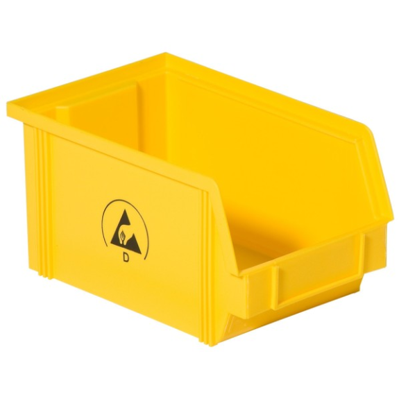 Sichtlagerkasten ESD IDP-STAT 235 x 145 x 125 mm gelb Sichtlagerkasten ESD IDP-STAT 235 x 145 x 125 mm gelb-Beschreibung lesen