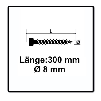 SPAX ZylKo T-STAR+ 8,0x300 VG Wirox-Beschreibung lesen