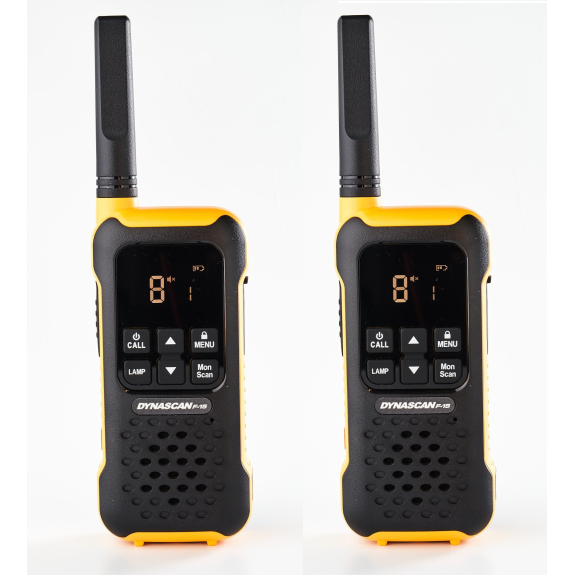 Dynascan F-15 Pareja Walkies PMR-446 uso libre sumergibles-Leer más