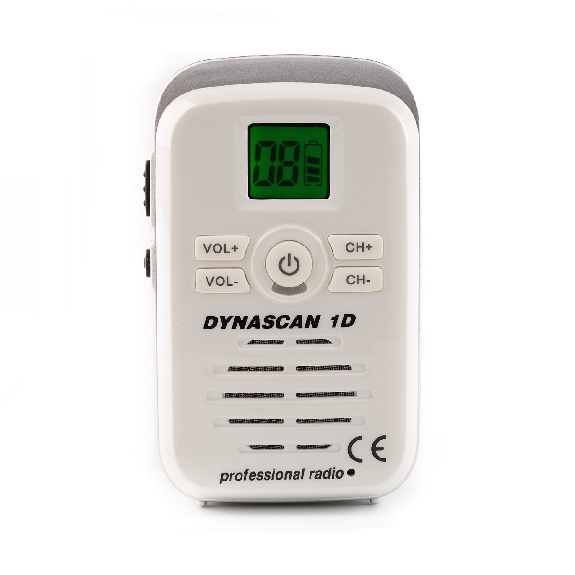 Dynascan 1D blanco Walkie PMR-446 Profesional-Leer más