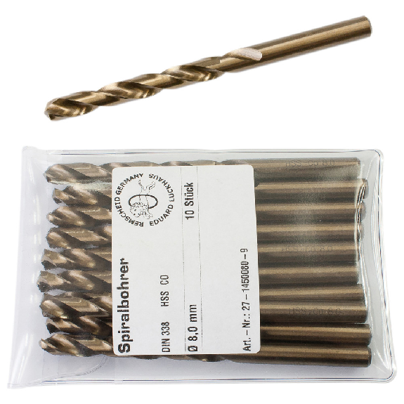 Dönges HSS Sporal Drill Co 5%, de couleur or, Ø 7,0 mm-Lire la description