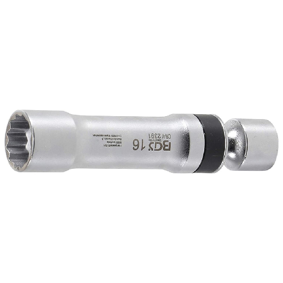 Zündkerzen-Gelenkeinsatz mit Haltefr, 3/8", 16 mm Zündkerzen-Gelenkeinsatz mit Haltefr, 3/8", 16 mm-Beschreibung lesen
