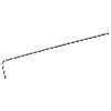 Stiftschlüssel 6kt. mit Kugelkopf, DIN 911L, 8,0 mm
