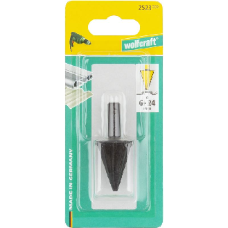 1 fresa de escariar WS, vástago 8 mm, Ø 6 - 24 mm-Leer más