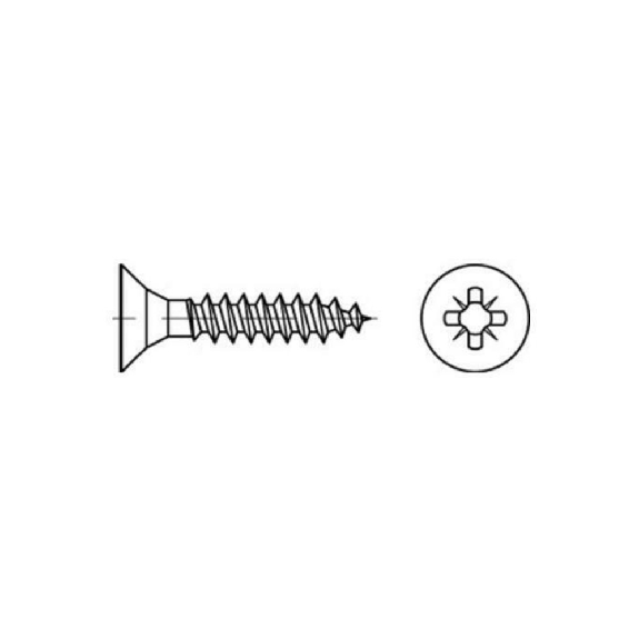 Spanplattenschraube SeKo Z Pozidriv, verzinkt, Vollgewinde, 3,0 x 10 mm-Beschreibung lesen