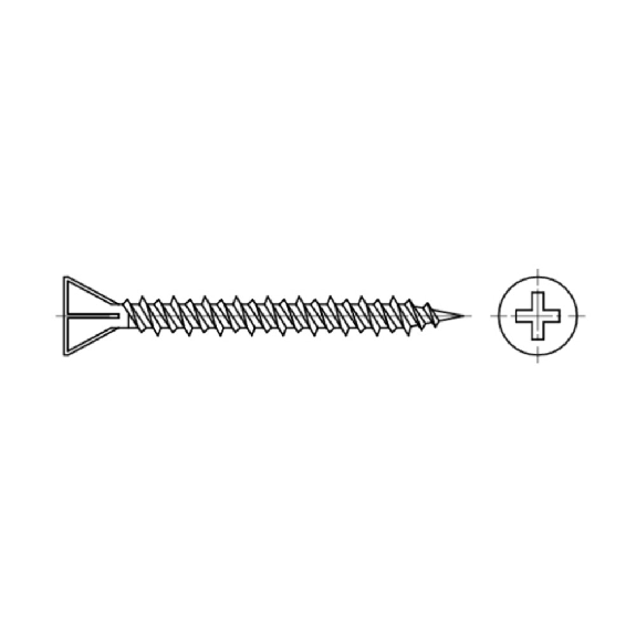 Gipsfaserplattenschraube, Senkkopf PH, 3,9 x 35 mm Gipsfaserplattenschraube, Senkkopf PH, 3,9 x 35 mm-Beschreibung lesen