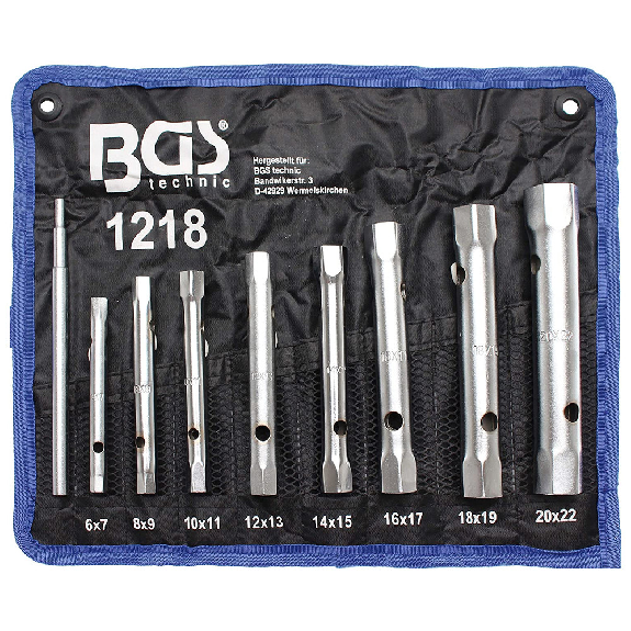 Rohrsteckschlüssel-Satz, 9-teilig, 6 - 22 mm Rohrsteckschlüssel-Satz, 9-teilig, 6 - 22 mm-Beschreibung lesen