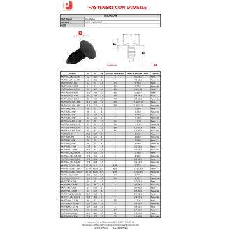 Fasteners con lamelle FASTL7X0,7-20N-Leer más