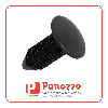 RIVETTO IN PLASTICA AD ALBERO CON LAMELLE 4.90 X2.4-7.4mm. Prezzo multiplo di 100 pz. - Nero