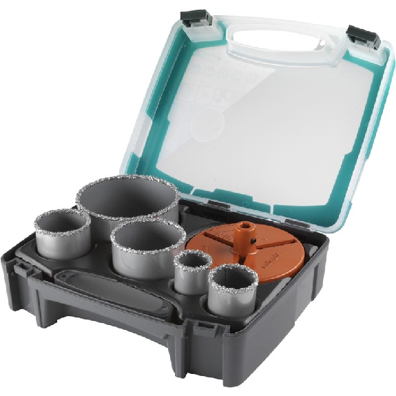 1 ct Couronnes de forage Ø 33, 43, 53, 68, 103 mm-Beschreibung lesen