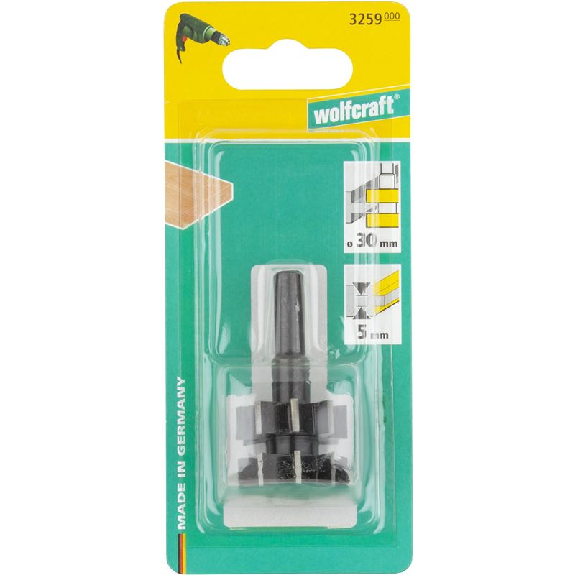 1 fresa de lengüetas WS ø30x22mm-Leer más
