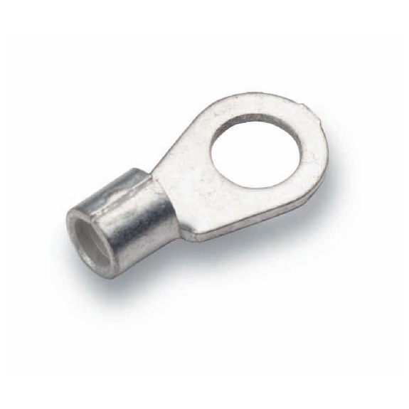 Quetschkabelschuhe, Ringform Cu, DIN 46234, Leiter-Ø/Anschlussbolzen 6qmm/8 mm-Beschreibung lesen