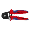 KNIPEX 97 53 04 SB Selbsteinstellende Crimpzange für Aderendhülsen mit Seiteneinführung mit Mehrkomponenten-Hüllen brüniert 180 mm (SB-Karte/Blister)