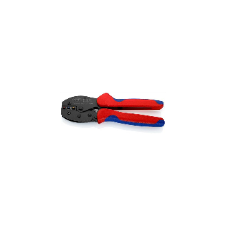 KNIPEX 97 52 36 SB PreciForce Crimpzange mit Mehrkomponenten-Hüllen brüniert 220 mm (SB-Karte/Blister)-Beschreibung lesen
