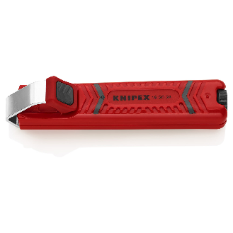 KNIPEX 16 20 28 SB Abmantelungswerkzeug mit Schleppklinge schlagfestes Kunststoffgehäuse 130 mm-Beschreibung lesen
