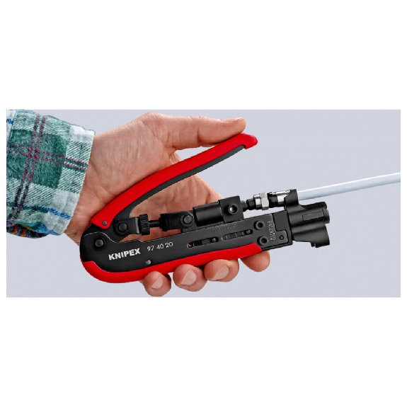 KNIPEX 97 40 20 SB Kompressionswerkzeug 175 mm (SB-Karte/Blister) KNIPEX 97 40 20 SB Kompressionswerkzeug 175 mm (SB-Karte/Blister)-Beschreibung lesen