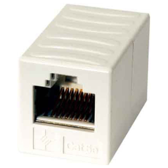 Doppelkupplung RJ45 Cat. 6 STP, alpinweiß-Beschreibung lesen