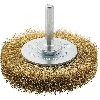 Rundbürste Messingdraht 6mm 50mm gewellt Rundbürste Messingdraht 6mm 50mm gewellt