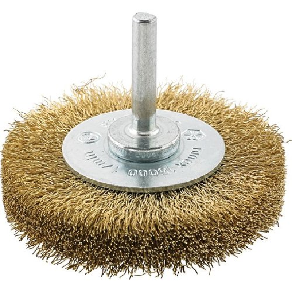 Rundbürste Messingdraht 6mm 50mm gewellt Rundbürste Messingdraht 6mm 50mm gewellt-Beschreibung lesen